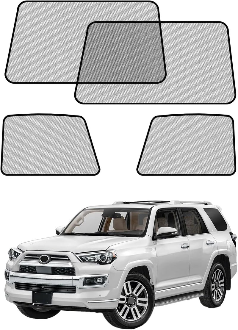 RSACET Car Window Shades for Toyota-4 Runner(2011-2023),4 Pack Car Window Cover for Baby Sun Shade Blocker Breathable Mesh,Reduce UV Rays & Heat Insulation Privacy Protection for Camping, Travel, Sleep - Image 1